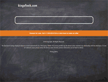 Tablet Screenshot of kingofweb.com